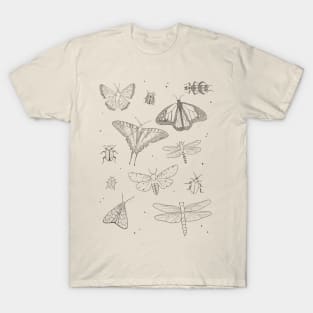 Butterflies, Beetles, and other Bugs T-Shirt